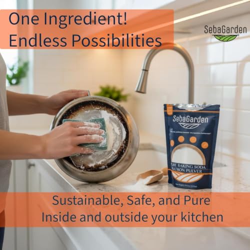 Seba Garden Premium Choice Pure Baking Soda Food Grade Aluminium-Free