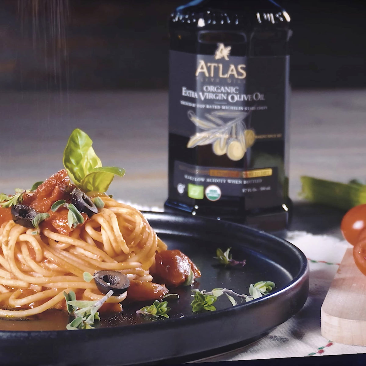 Atlas Olive Oil Premium Organic Moroccan Extra Virgin Olive Oil | 1L Glass Bottle