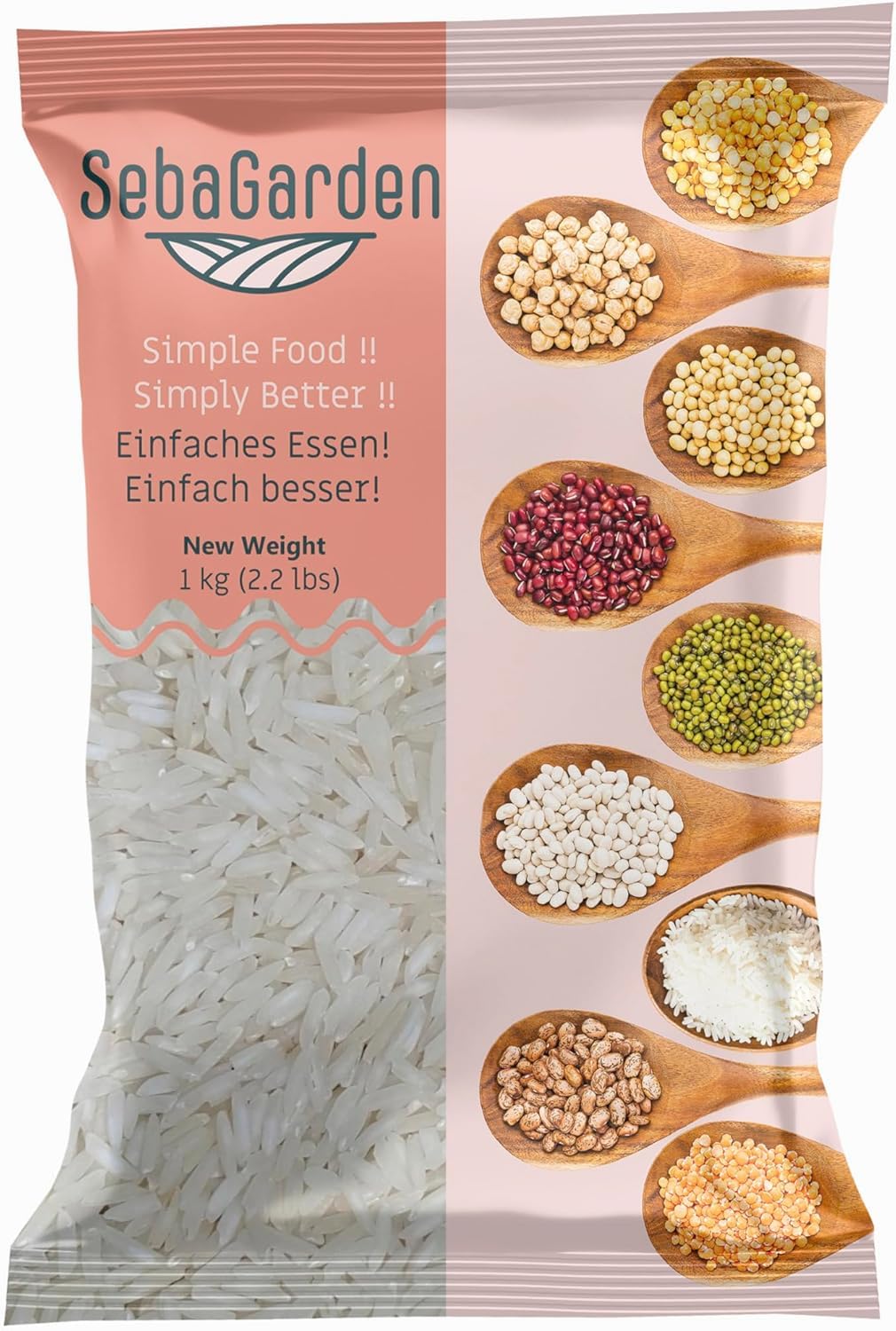 Seba Garden Premium Choice Aged Basmati Rice Aromatic Long Grain | 1kg