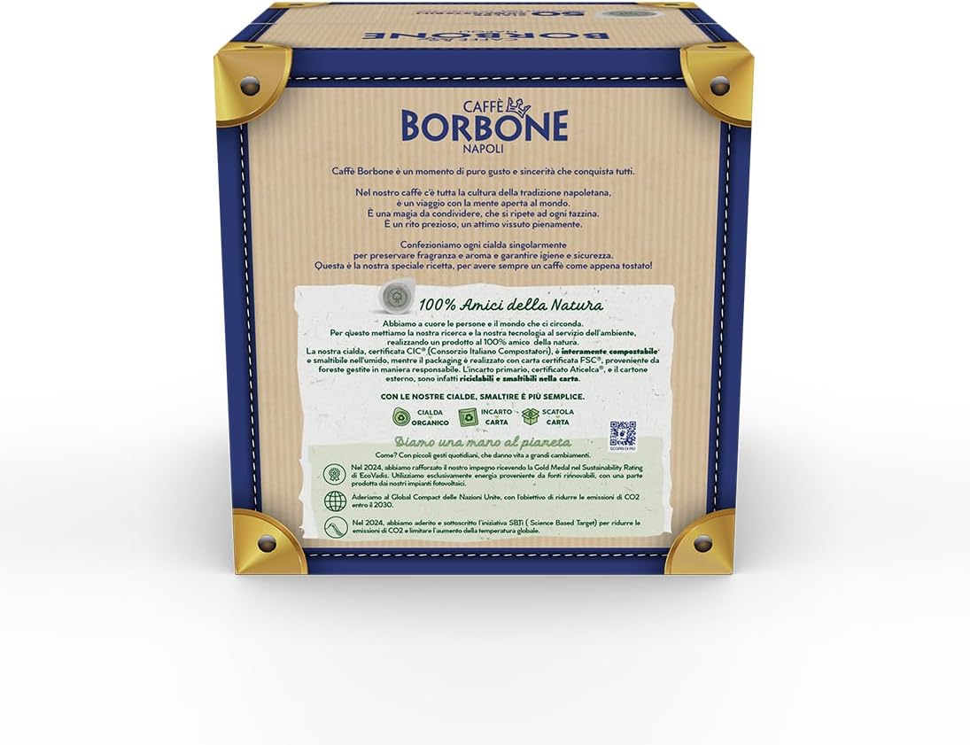 Caffè Borbone ESE Coffee Pods Miscela Dek Decaffeinated | Pack of 50