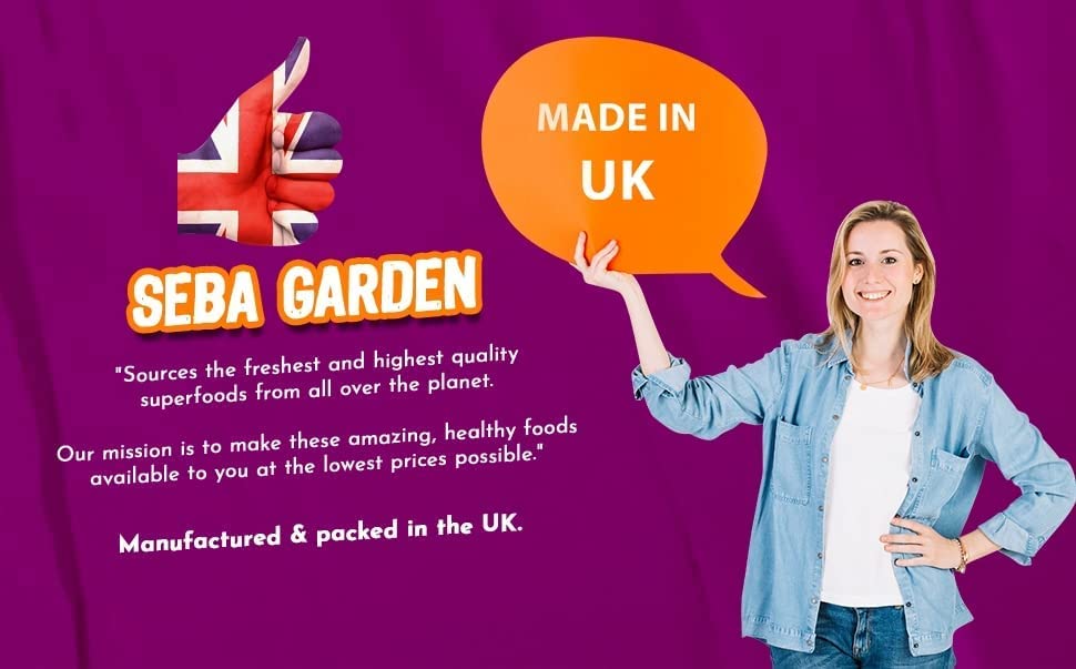 Seba Garden Pure Peanut Butter Powder 87% Less Fat Defatted | 500g