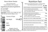 Seba Garden Pure Peanut Butter Powder 87% Less Fat Defatted | 500g