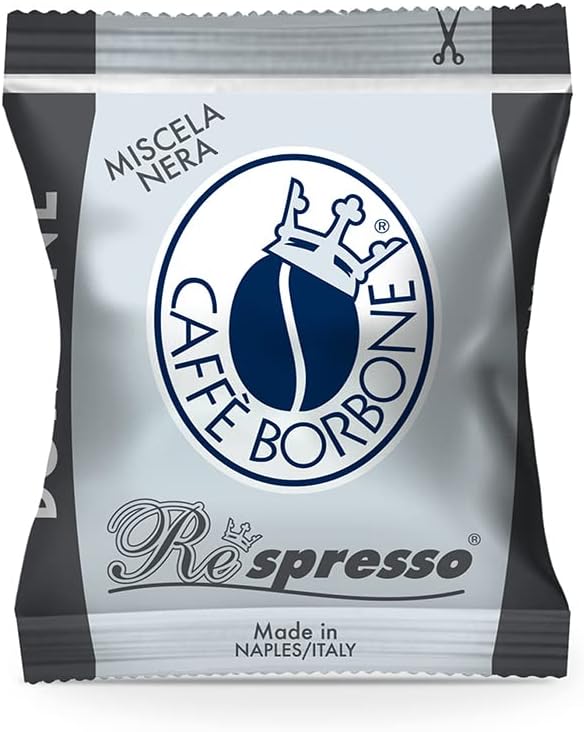 Caffè Borbone Respresso Miscela Nera Nespresso Compatible Coffee Pods | Pack of 50
