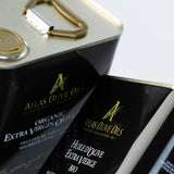 Atlas Olive Oil Premium Organic Moroccan Extra Virgin Olive Oil | 3L Tin