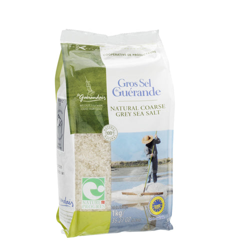 Le Guérandais Premium Authentic Celtic Coarse Grey Sea Salt | Hand-Harvested