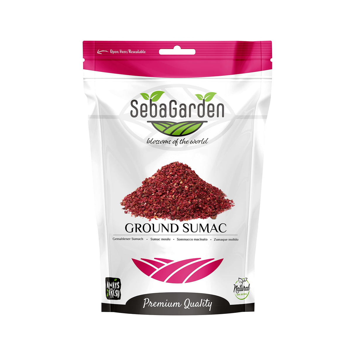 Seba Garden Premium Choice Turkish Ground Sumac Authentic Antep Spice | 500g