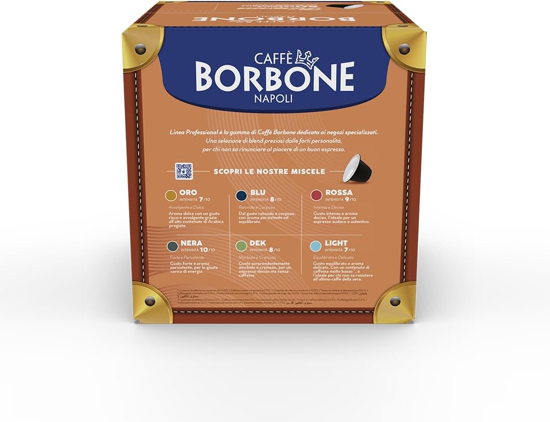Caffè Borbone Respresso Miscela Dek Nespresso Compatible Coffee Pods | Pack of 50