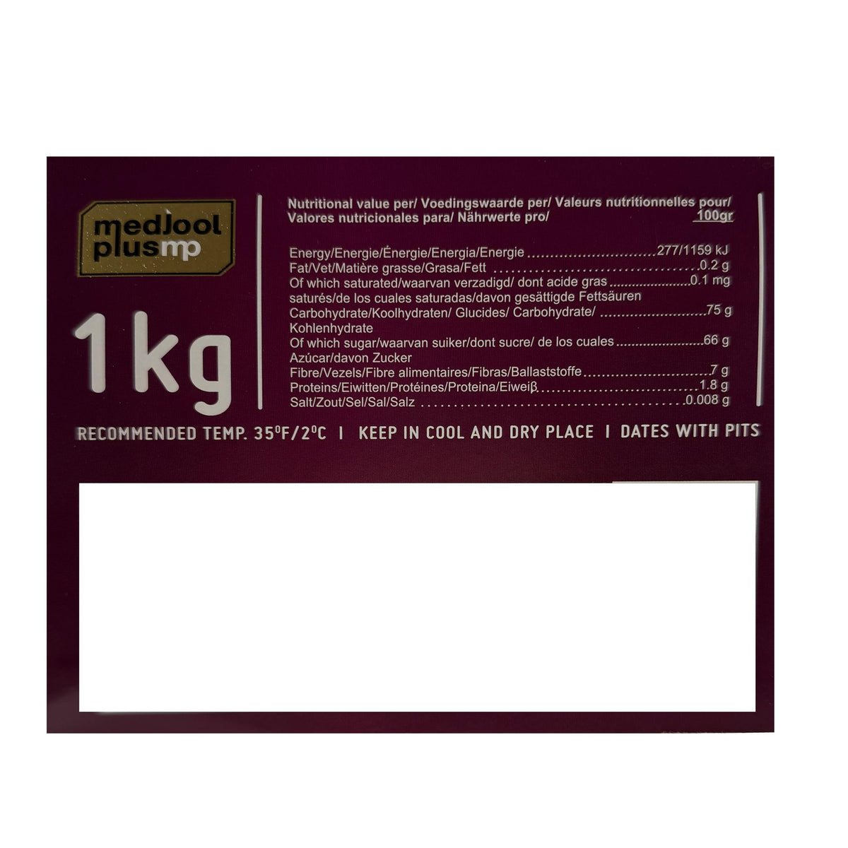 Seba Garden Premium Choice Supreme Medjool Dates Jumbo & Soft | 1kg