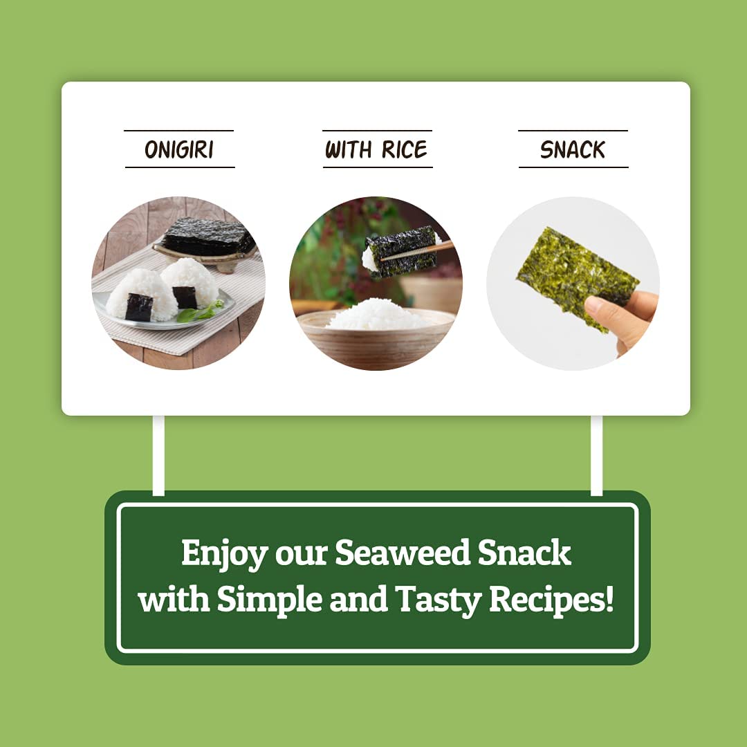 CHOI'S 1 Daechun Korean BBQ Seaweed Snacks | 20 Individual Packs