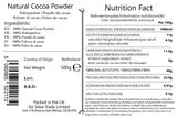 Seba Garden Premium Choice Organic Cocoa Powder Unsweetened Cacao