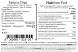 Seba Garden Premium Crunchy Banana Chips Grade A Sweet & Crisp | 750g