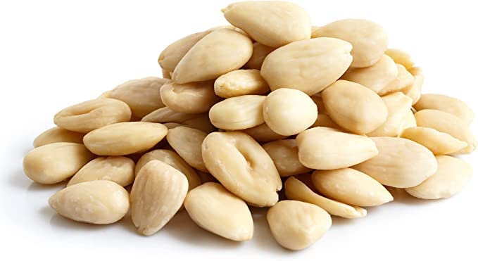 Seba Garden Premium Choice Blanched Whole Almonds Raw & Unsalted | 1kg