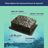 CHOI'S 1 Daechun Certified Organic Roasted Seaweed Snacks | 20 Individual Packs