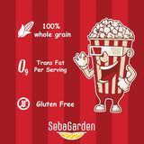 Seba Garden Premium Choice Popcorn Kernels Fluffy & Crunchy | 1kg