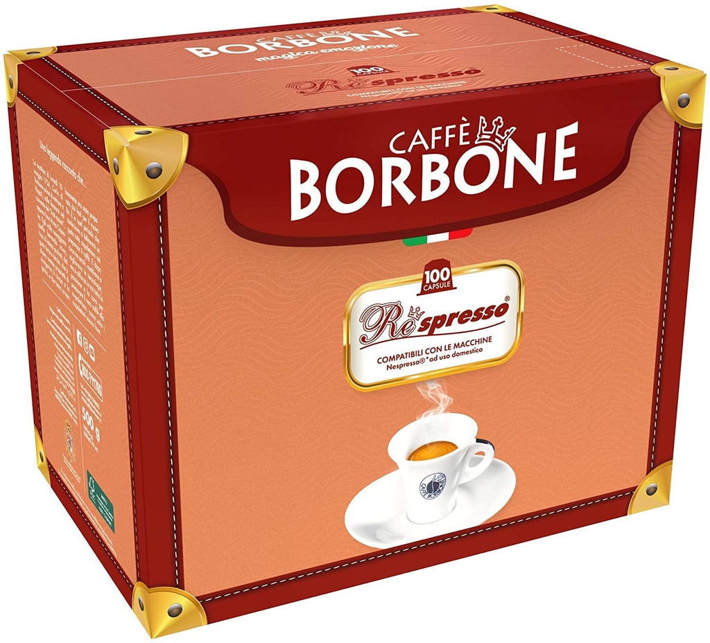 Caffe Borbone Nespresso Compatible Coffee Pods Gold Blend 100 pods
