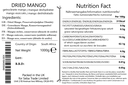 Seba Garden Dried Mango 1kg