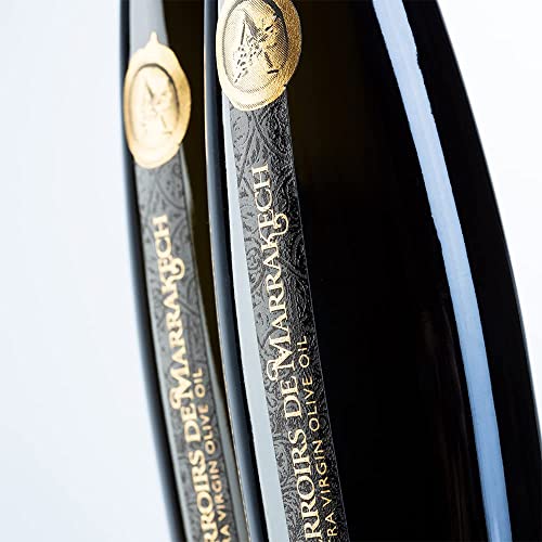 LES TERROIRS DE MARRAKECH Moroccan Organic Extra Virgin Olive Oil, Polyphenol Rich, Cold Pressed 500ml