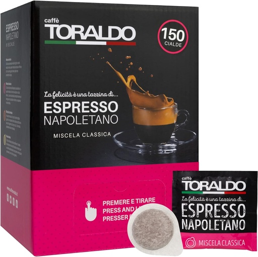 TORALDO - ESE System Coffee PODS- Classic(Pink) - Box 150 PODS