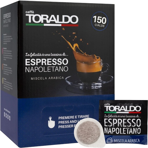 TORALDO - ESE System Coffee PODS- Arabica(Blue) - Box 150 PODS 