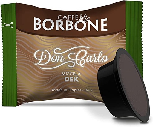 [CBDCD100] Caffe Borbone Don Carlo Modo mio Compatible 100 Capsules Dek blend
