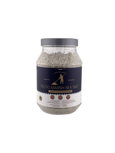 [CMSalt500g] Celtic Marsh Sea Salt 500g Light Grey, Coarse, Unrefined Natural Hand Harvested