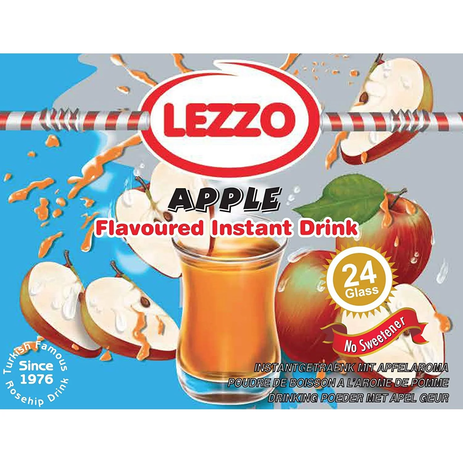 [LZ010] Lezzo Turkish Apple Flavored Instant Drink 600g
