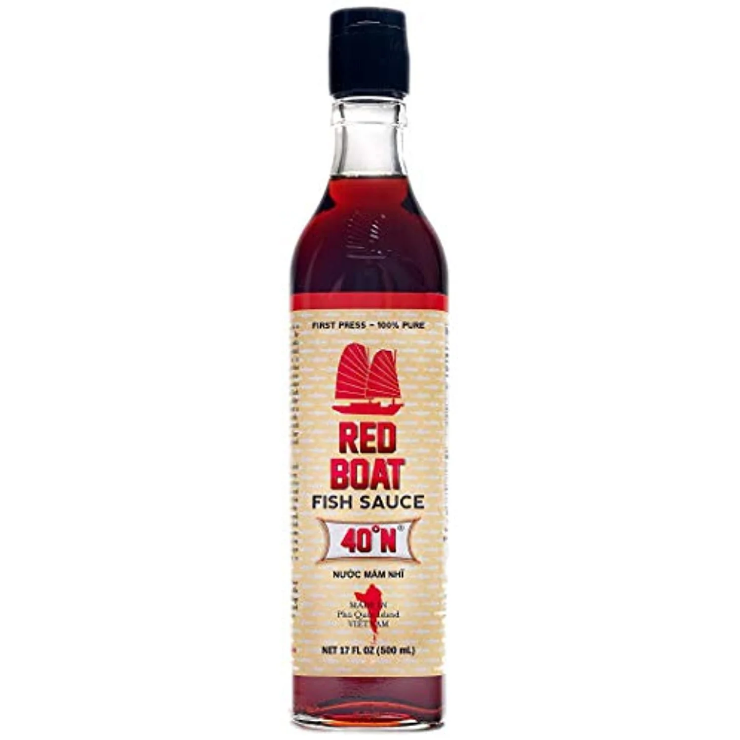 [RB500] Red Boat Fish Sauce nuoc mam premium Estra Virgin Finest Fish Sauce Phu Quoc 500ml