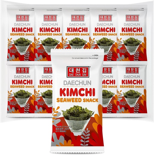 [DCS005] DAECHUN SEaweed Snack Kimchi Pack of 20